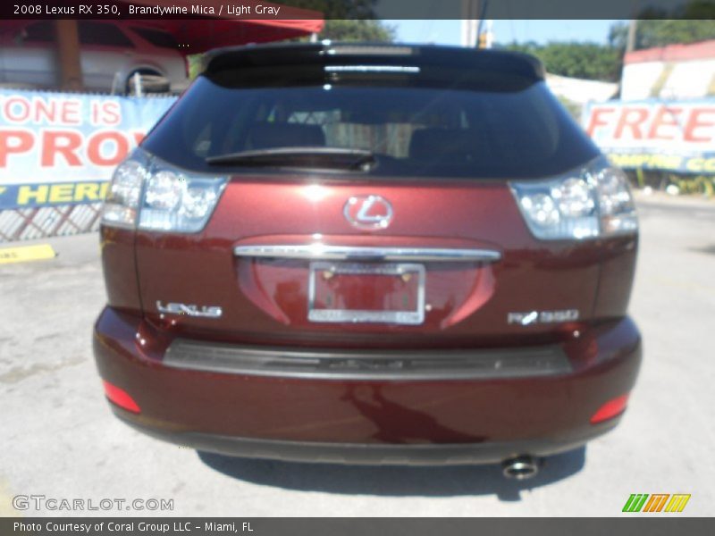 Brandywine Mica / Light Gray 2008 Lexus RX 350