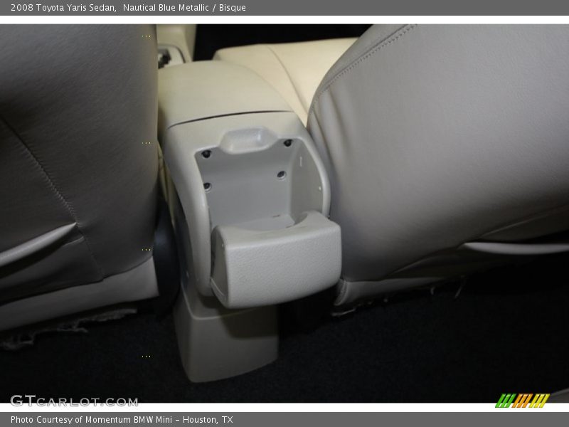 Nautical Blue Metallic / Bisque 2008 Toyota Yaris Sedan