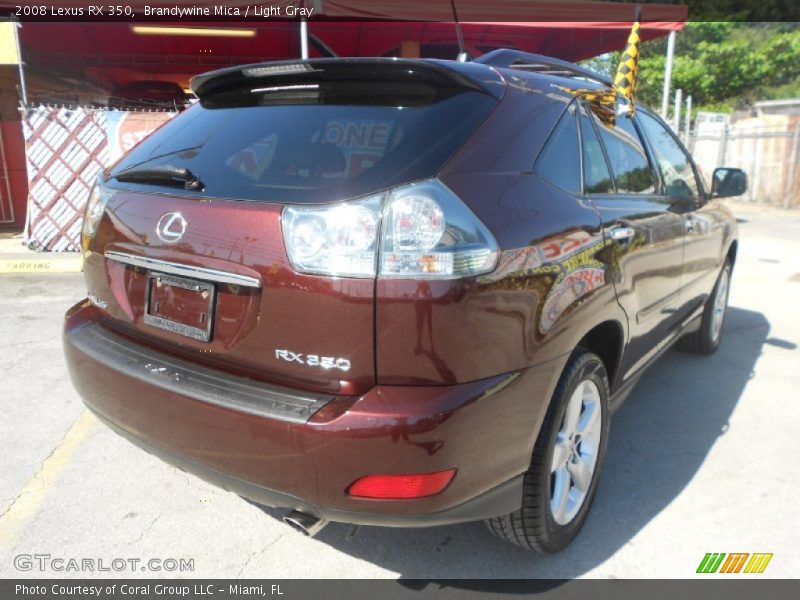 Brandywine Mica / Light Gray 2008 Lexus RX 350