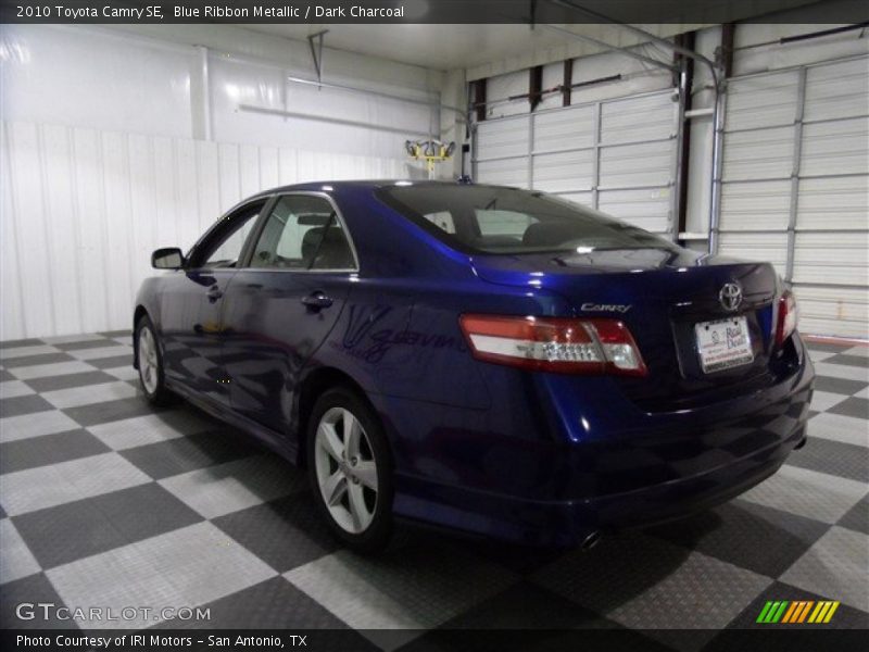 Blue Ribbon Metallic / Dark Charcoal 2010 Toyota Camry SE