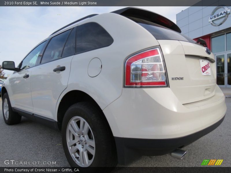 White Suede / Medium Light Stone 2010 Ford Edge SE