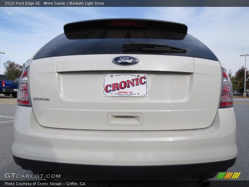 White Suede / Medium Light Stone 2010 Ford Edge SE