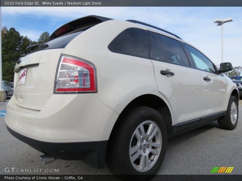White Suede / Medium Light Stone 2010 Ford Edge SE