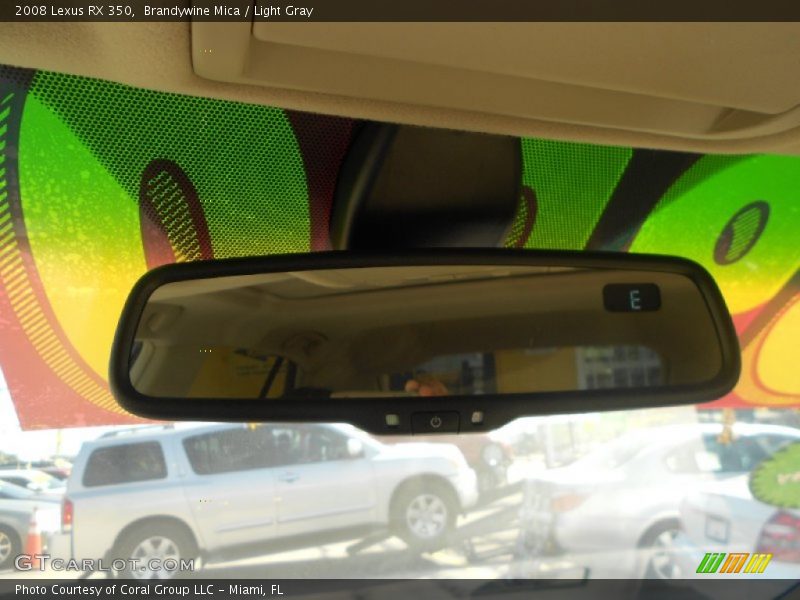 Brandywine Mica / Light Gray 2008 Lexus RX 350