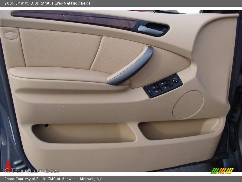 Stratus Grey Metallic / Beige 2006 BMW X5 3.0i