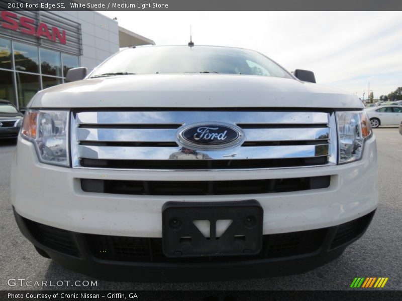 White Suede / Medium Light Stone 2010 Ford Edge SE