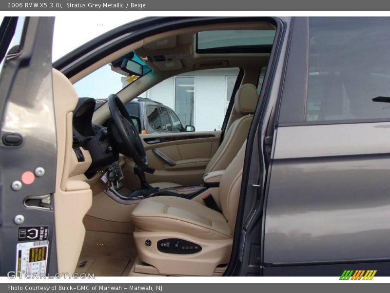 Stratus Grey Metallic / Beige 2006 BMW X5 3.0i