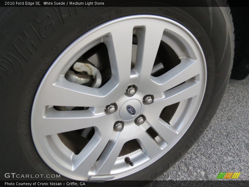 White Suede / Medium Light Stone 2010 Ford Edge SE