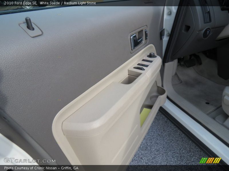 White Suede / Medium Light Stone 2010 Ford Edge SE