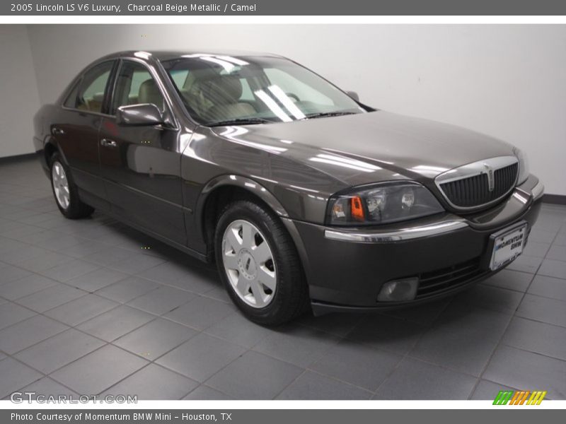 Charcoal Beige Metallic / Camel 2005 Lincoln LS V6 Luxury