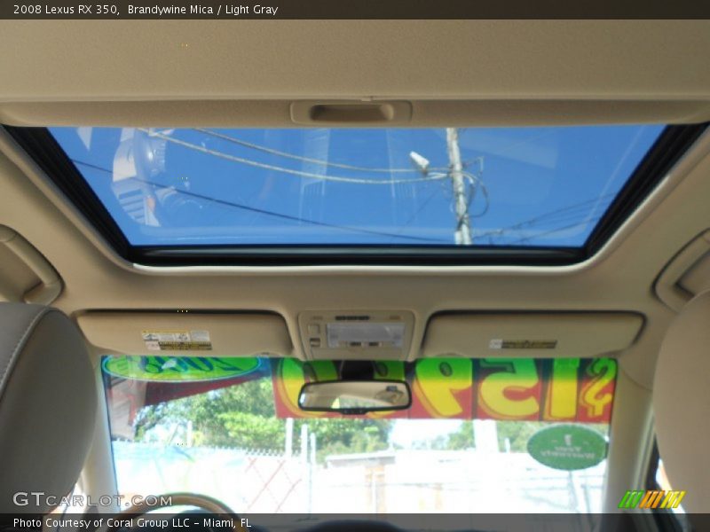 Brandywine Mica / Light Gray 2008 Lexus RX 350