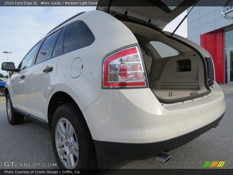 White Suede / Medium Light Stone 2010 Ford Edge SE