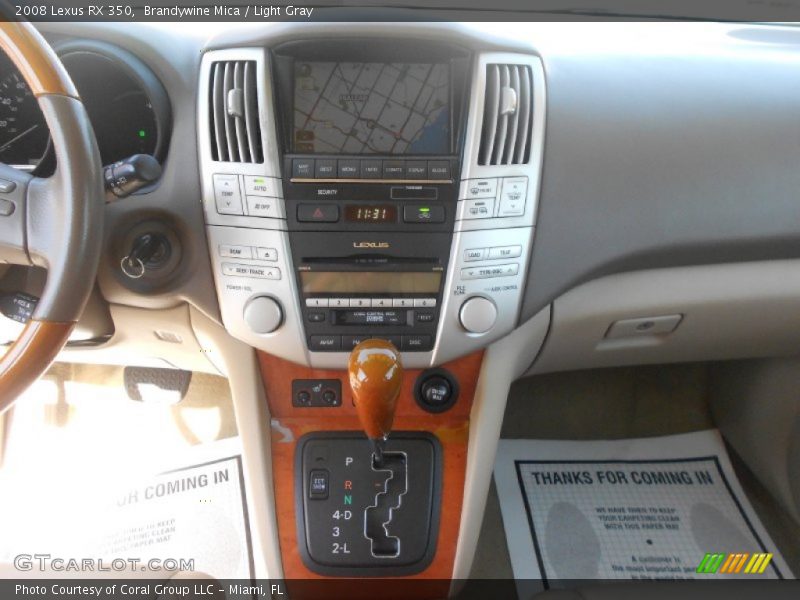 Brandywine Mica / Light Gray 2008 Lexus RX 350