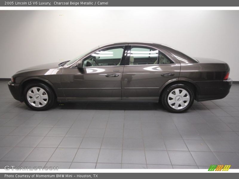 Charcoal Beige Metallic / Camel 2005 Lincoln LS V6 Luxury