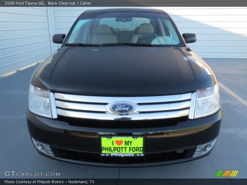 Black Clearcoat / Camel 2008 Ford Taurus SEL