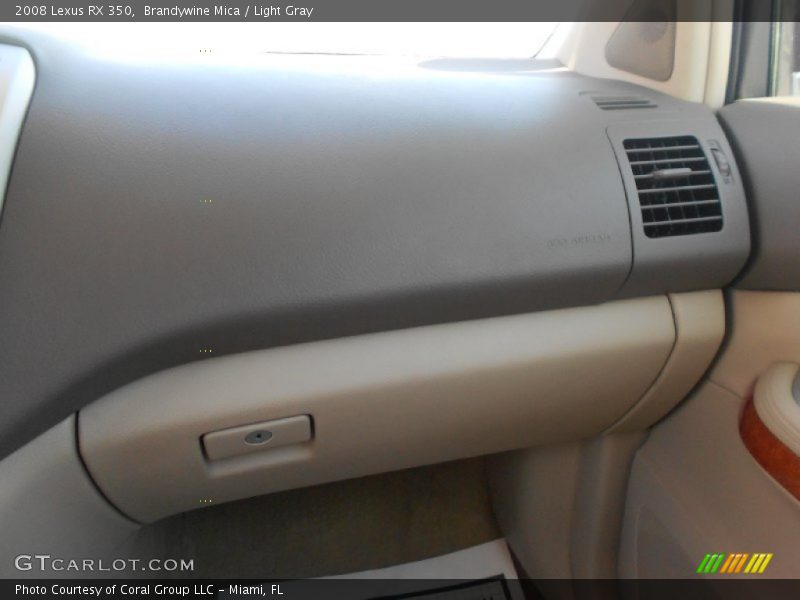 Brandywine Mica / Light Gray 2008 Lexus RX 350