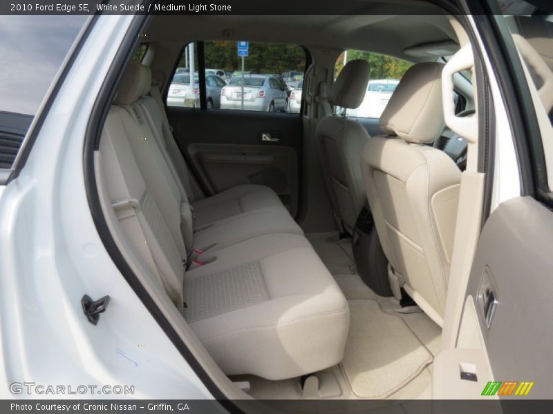 White Suede / Medium Light Stone 2010 Ford Edge SE
