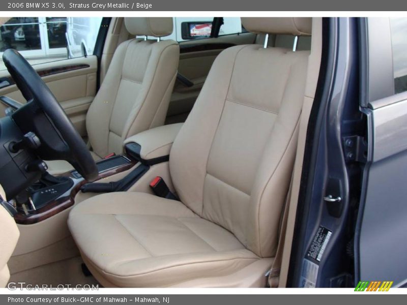 Stratus Grey Metallic / Beige 2006 BMW X5 3.0i