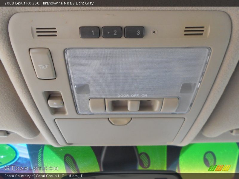 Brandywine Mica / Light Gray 2008 Lexus RX 350