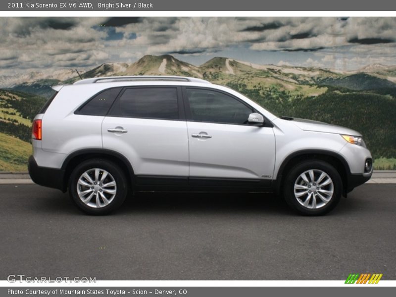 Bright Silver / Black 2011 Kia Sorento EX V6 AWD