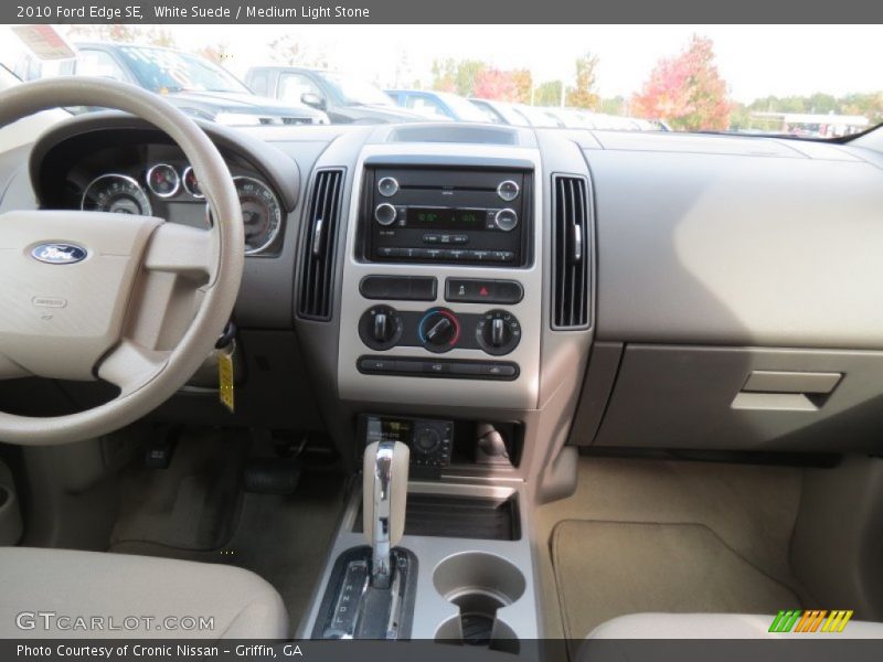White Suede / Medium Light Stone 2010 Ford Edge SE