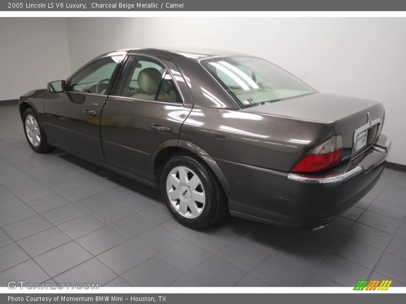 Charcoal Beige Metallic / Camel 2005 Lincoln LS V6 Luxury