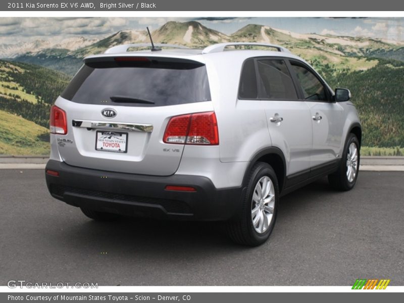 Bright Silver / Black 2011 Kia Sorento EX V6 AWD
