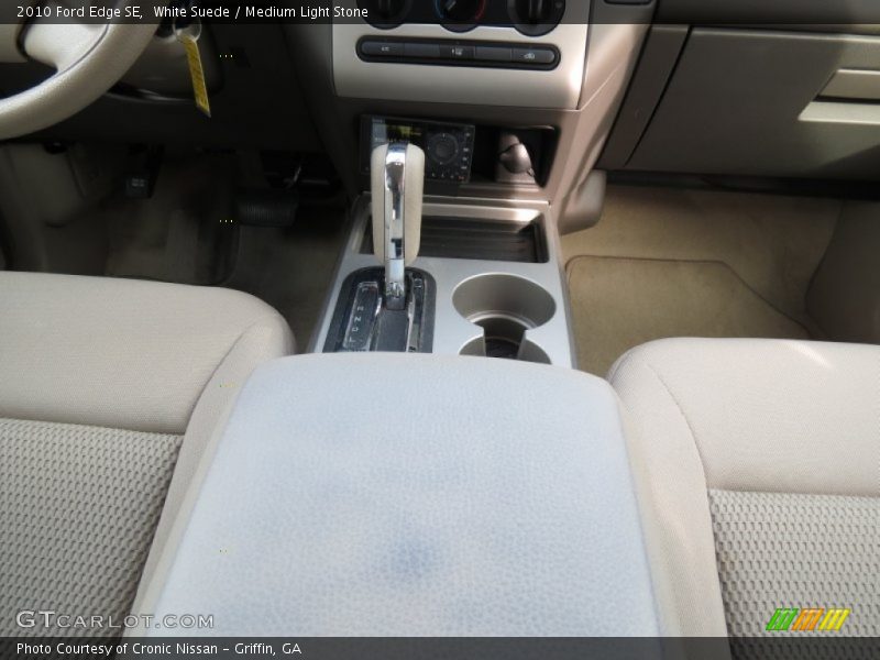 White Suede / Medium Light Stone 2010 Ford Edge SE