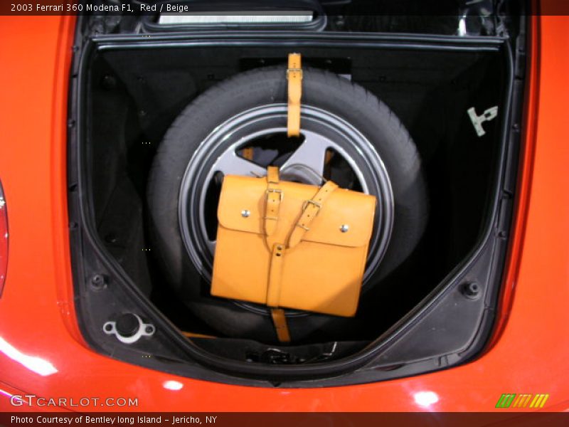 Red / Beige 2003 Ferrari 360 Modena F1