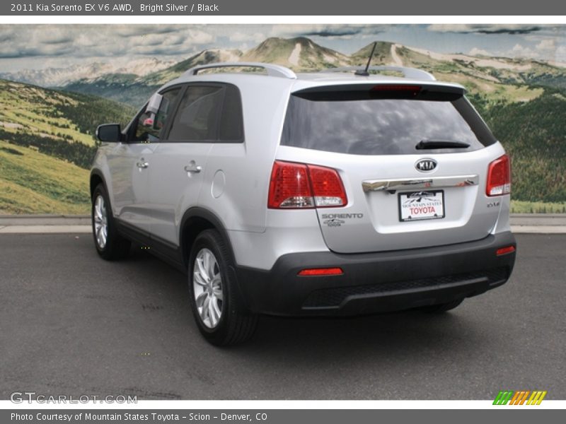 Bright Silver / Black 2011 Kia Sorento EX V6 AWD