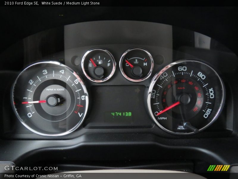 White Suede / Medium Light Stone 2010 Ford Edge SE