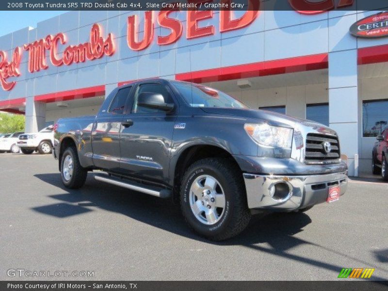 Slate Gray Metallic / Graphite Gray 2008 Toyota Tundra SR5 TRD Double Cab 4x4