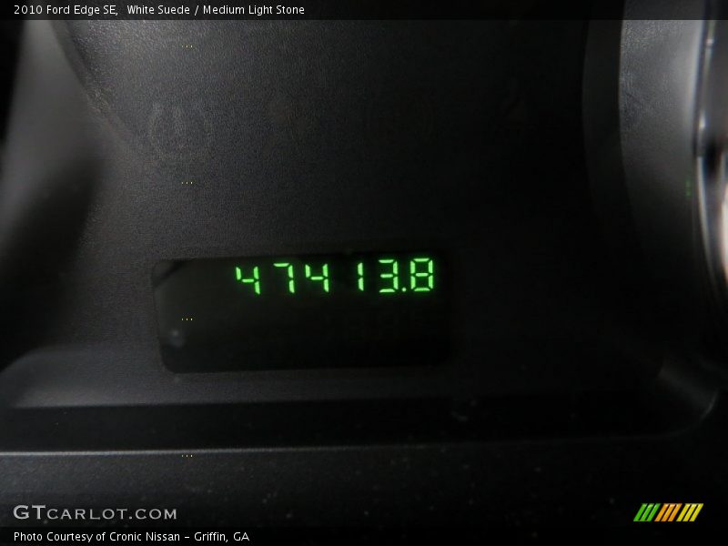White Suede / Medium Light Stone 2010 Ford Edge SE