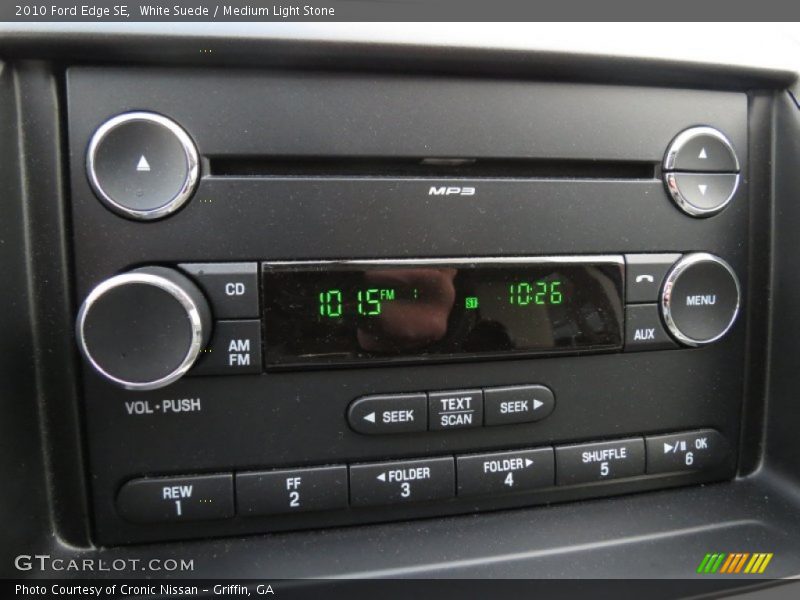 White Suede / Medium Light Stone 2010 Ford Edge SE