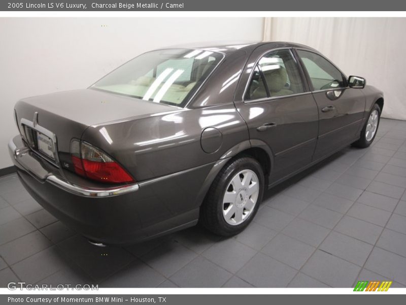 Charcoal Beige Metallic / Camel 2005 Lincoln LS V6 Luxury