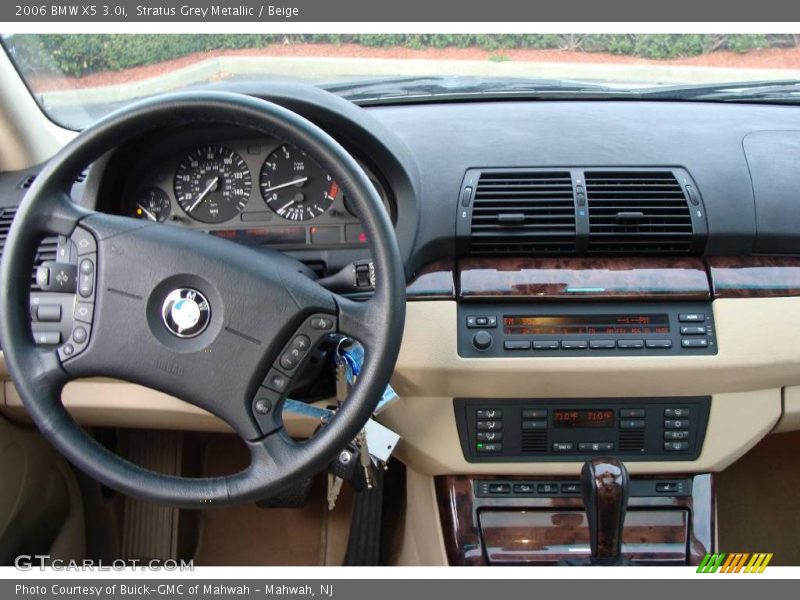 Stratus Grey Metallic / Beige 2006 BMW X5 3.0i