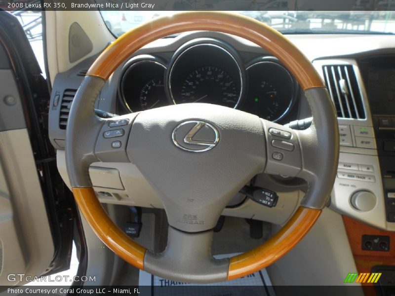 Brandywine Mica / Light Gray 2008 Lexus RX 350