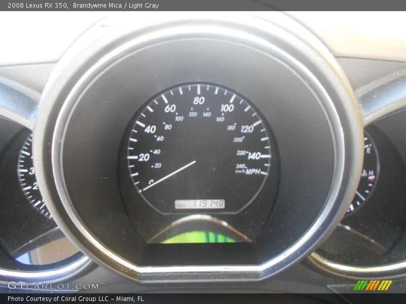 Brandywine Mica / Light Gray 2008 Lexus RX 350
