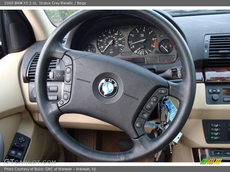 Stratus Grey Metallic / Beige 2006 BMW X5 3.0i
