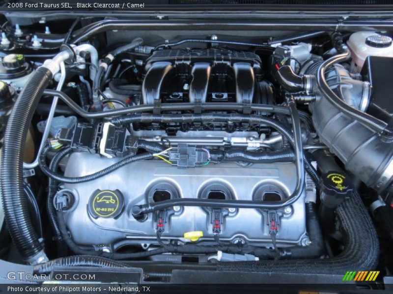 Black Clearcoat / Camel 2008 Ford Taurus SEL