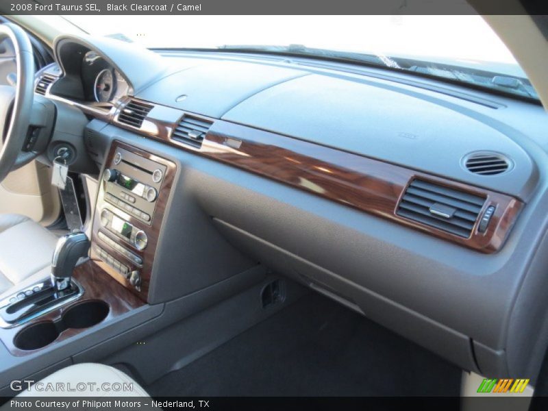 Black Clearcoat / Camel 2008 Ford Taurus SEL