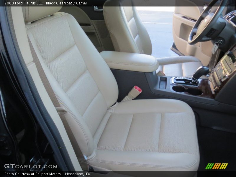 Black Clearcoat / Camel 2008 Ford Taurus SEL