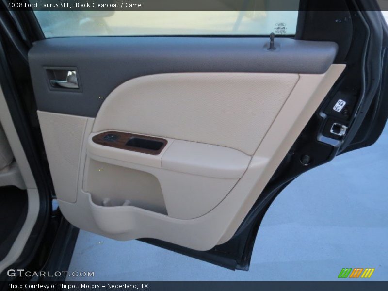 Black Clearcoat / Camel 2008 Ford Taurus SEL