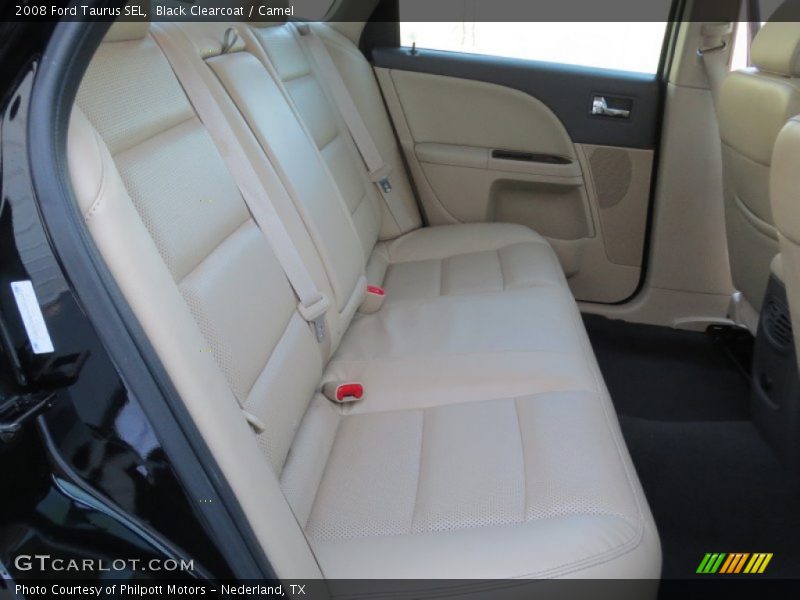 Black Clearcoat / Camel 2008 Ford Taurus SEL