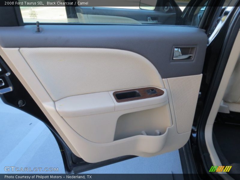 Black Clearcoat / Camel 2008 Ford Taurus SEL