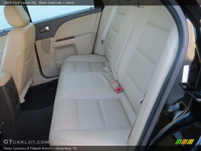 Black Clearcoat / Camel 2008 Ford Taurus SEL