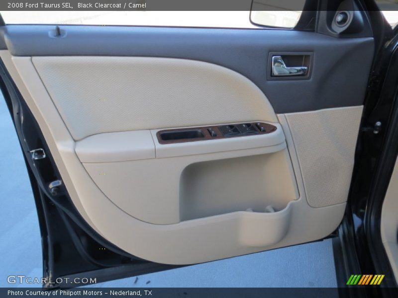 Black Clearcoat / Camel 2008 Ford Taurus SEL
