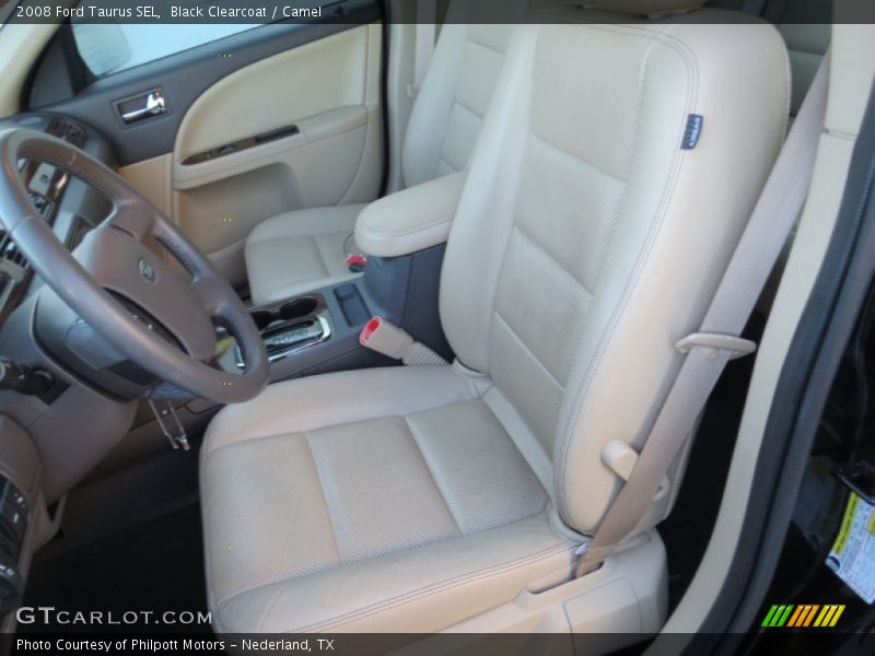 Black Clearcoat / Camel 2008 Ford Taurus SEL