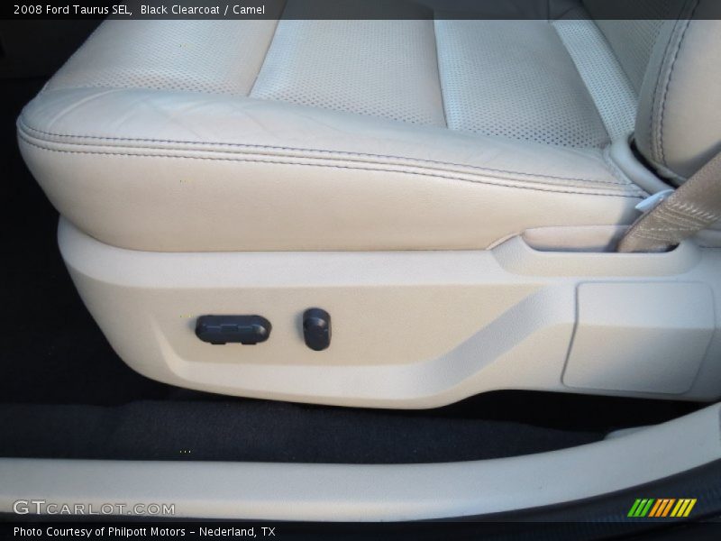 Black Clearcoat / Camel 2008 Ford Taurus SEL