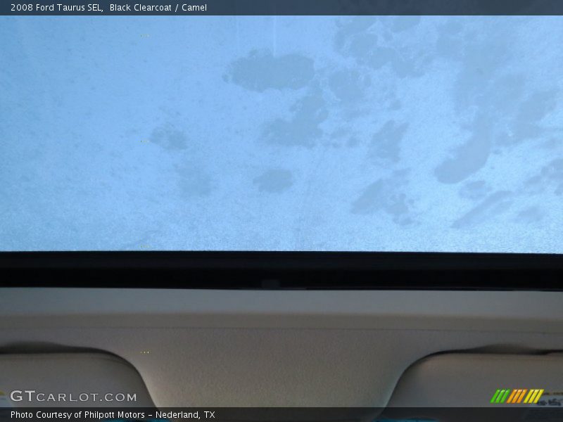 Black Clearcoat / Camel 2008 Ford Taurus SEL